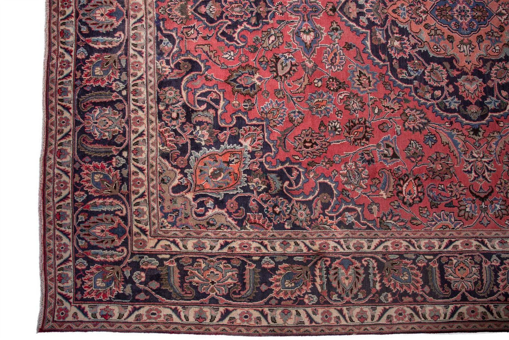 Traditional Vintage Handmade Rug 377X283 CM The Rugs Outlet 