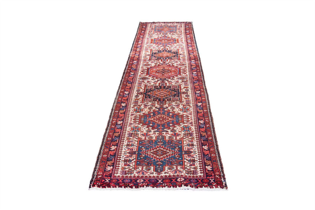 Traditional Vintage Handmade Rug 360X90 CM The Rugs Outlet 