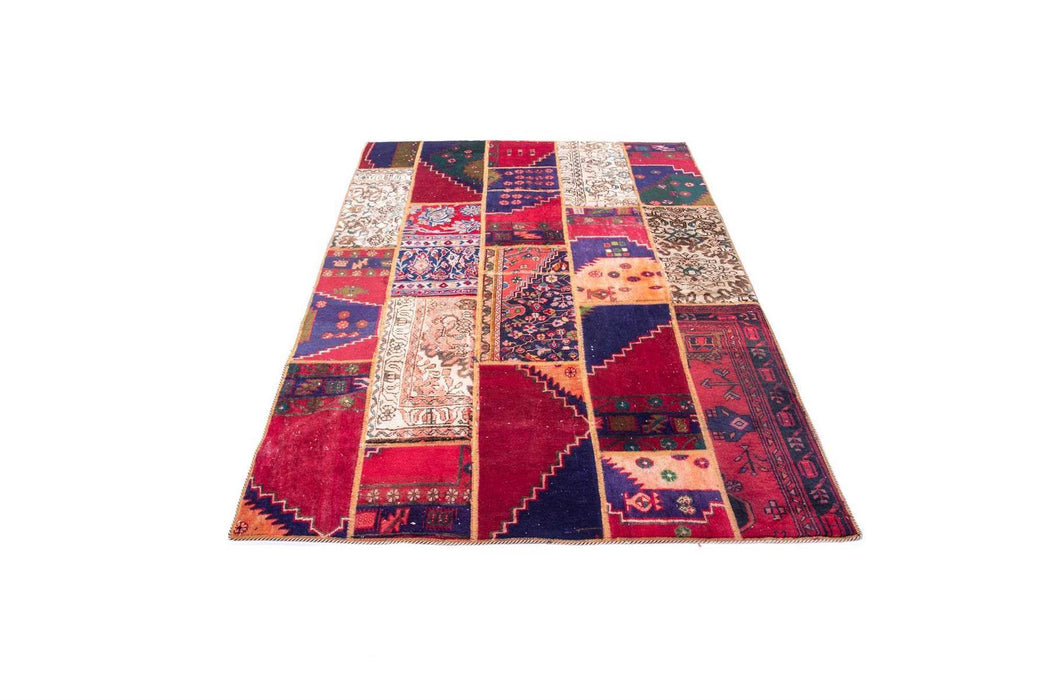 Handmade Patchwork Rug 208X145 CM The Rugs Outlet 