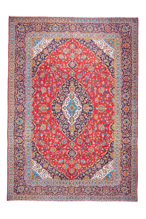 Traditional Vintage Handmade Rug 390X397 CM The Rugs Outlet 