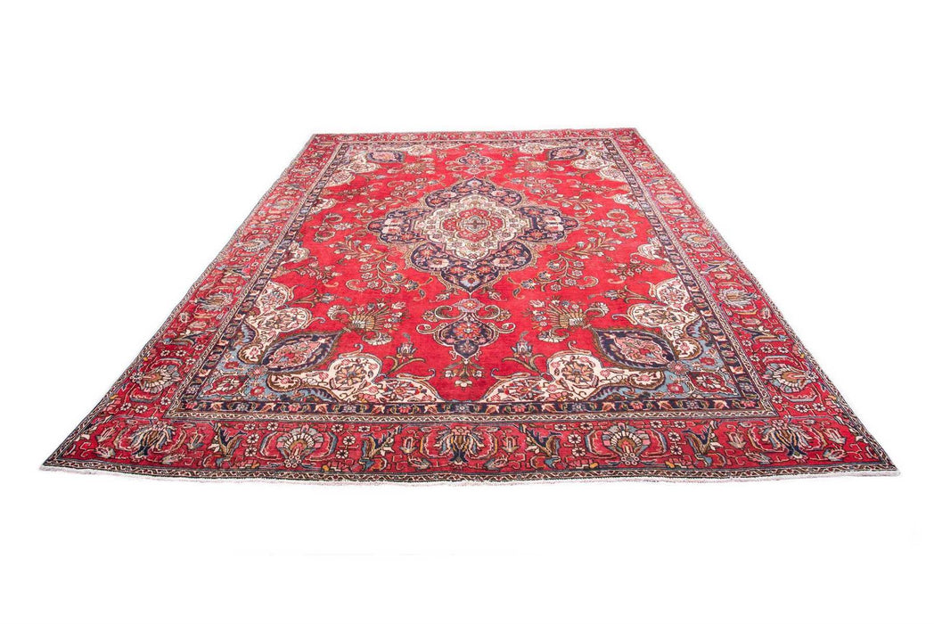 Traditional Vintage Handmade Rug 408X308 CM The Rugs Outlet 