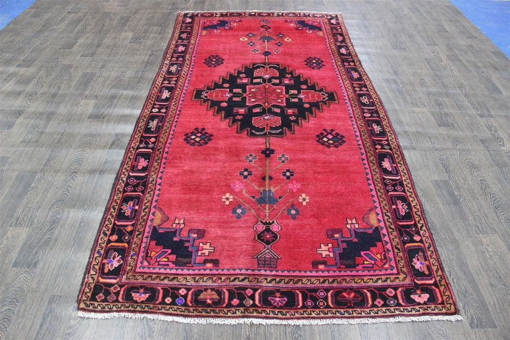 Traditional Vintage Handmade Rug 143x286cm The Rugs Outlet 