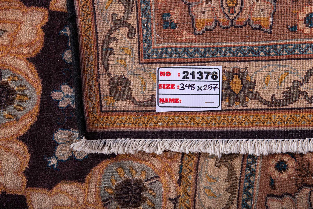 Traditional Vintage Handmade Rug 348X257 CM The Rugs Outlet 