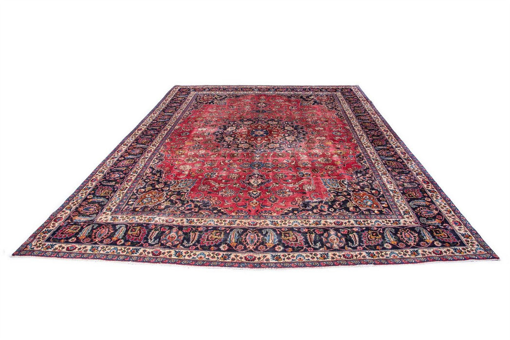 Traditional Vintage Handmade Rug 383X293 CM The Rugs Outlet 