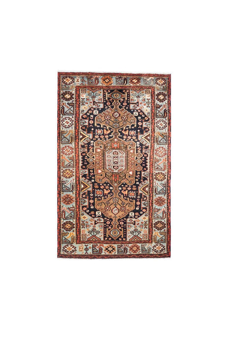 Traditional Vintage Handmade Rug 220X132 CM The Rugs Outlet 