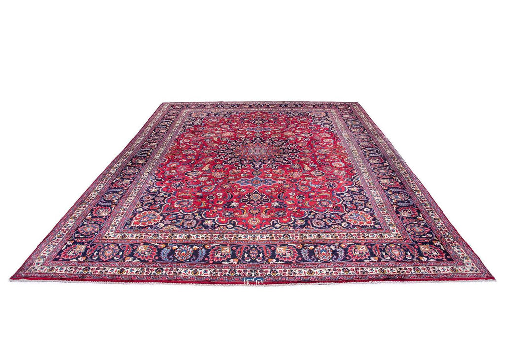 Traditional Vintage Handmade Rug 384X290 CM The Rugs Outlet 