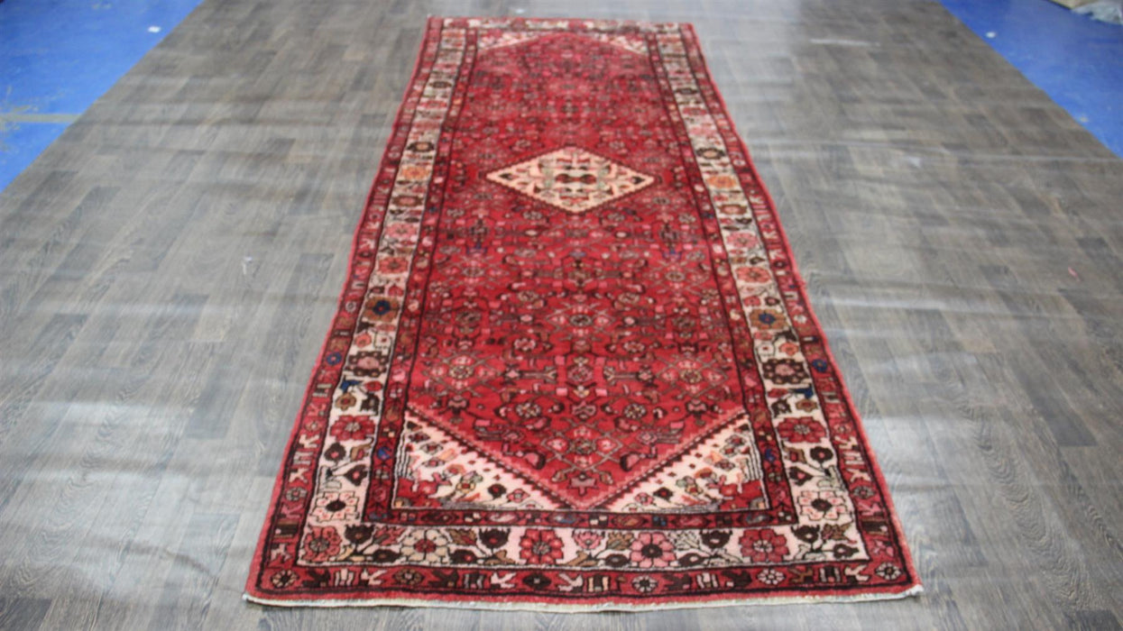 Traditional Vintage Handmade Rug 130x335cm The Rugs Outlet 