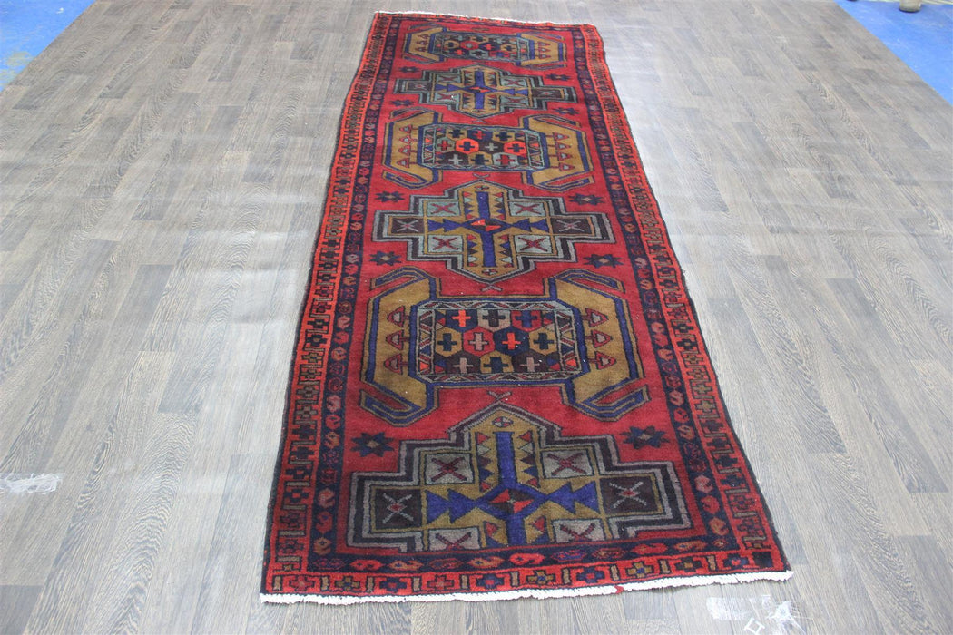 Traditional Vintage Handmade Rug 100x296cm The Rugs Outlet 