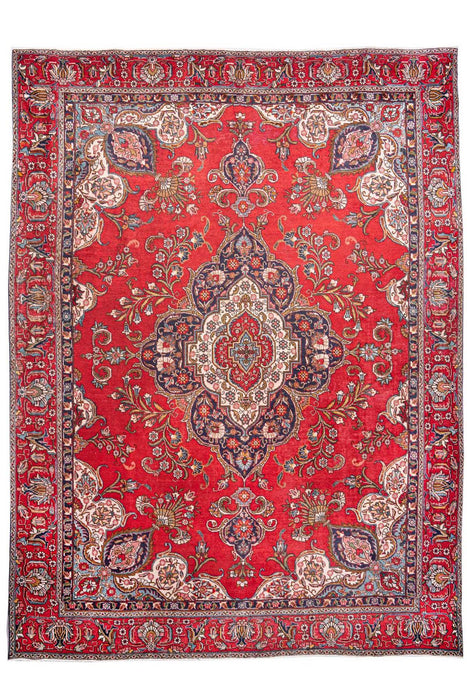 Traditional Vintage Handmade Rug 408X308 CM The Rugs Outlet 