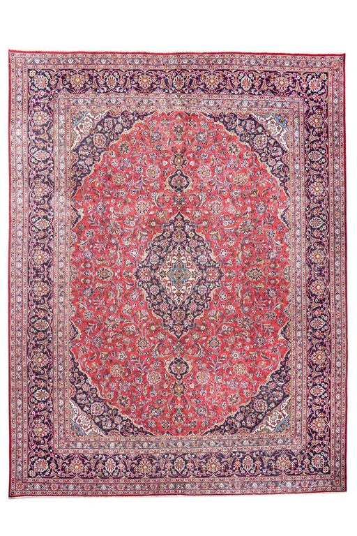 Traditional Vintage Handmade Rug 377X290 CM The Rugs Outlet 