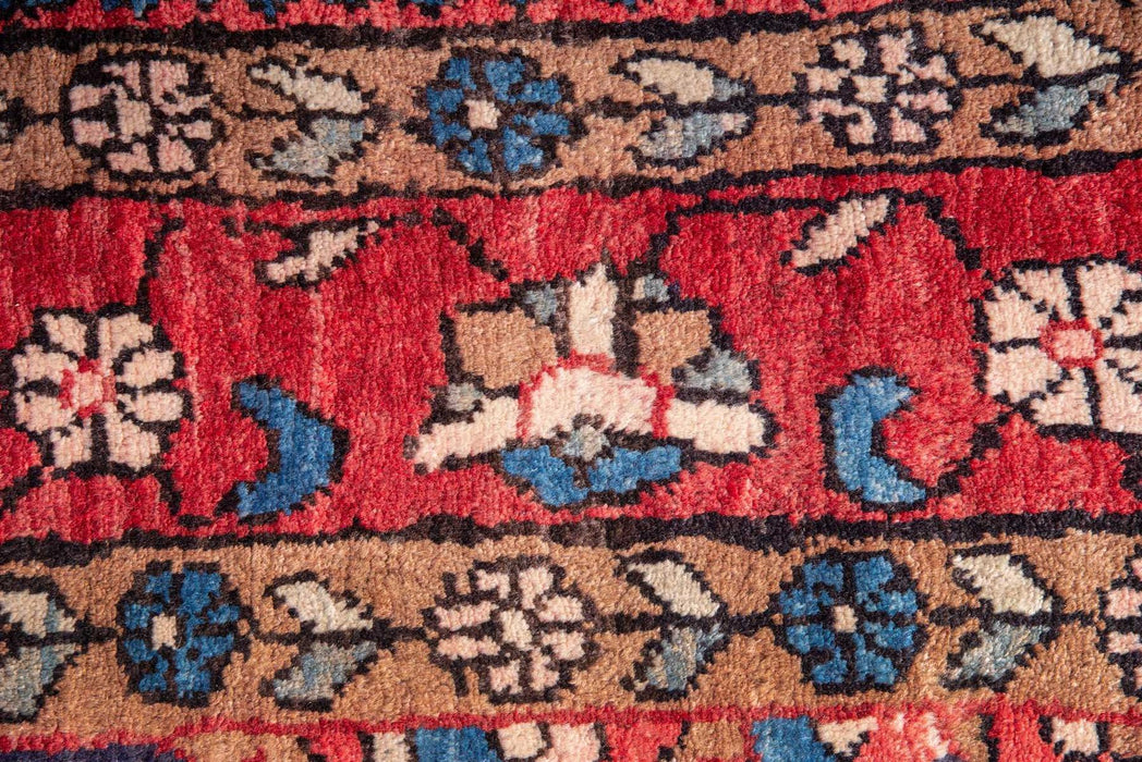 Traditional Vintage Handmade Rug 327X134 CM The Rugs Outlet 