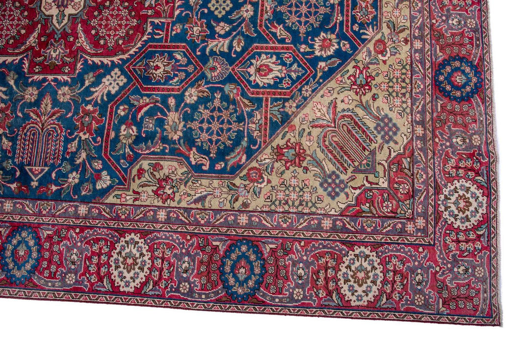 Traditional Vintage Handmade Rug 384X288 CM The Rugs Outlet 