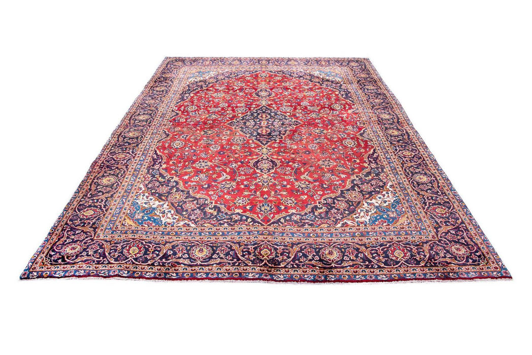 Traditional Vintage Handmade Rug 344X278 CM The Rugs Outlet 