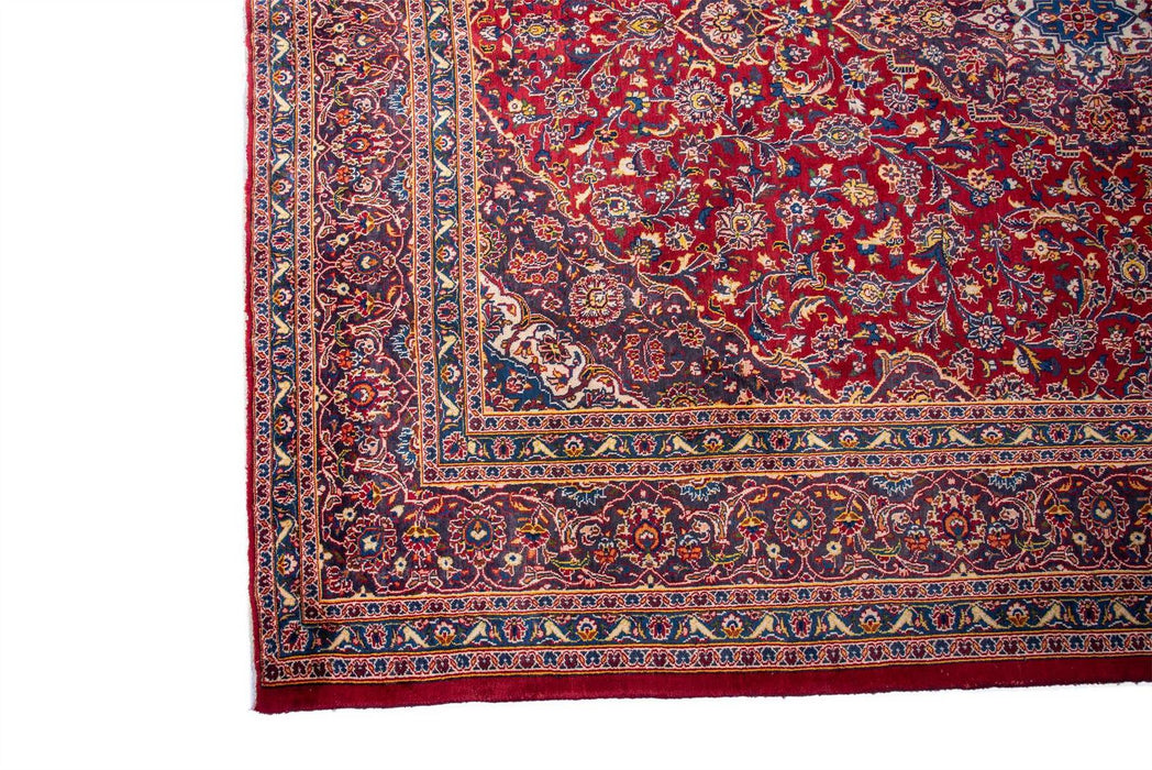 Traditional Vintage Handmade Rug 396X285 CM The Rugs Outlet 