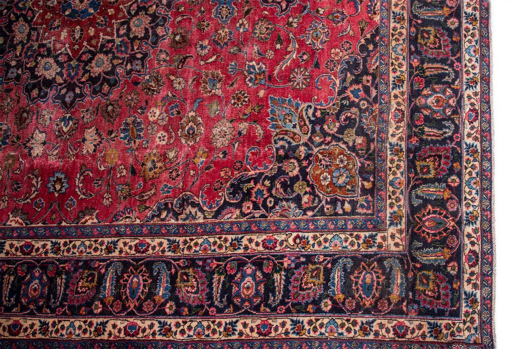 Traditional Vintage Handmade Rug 383X293 CM The Rugs Outlet 