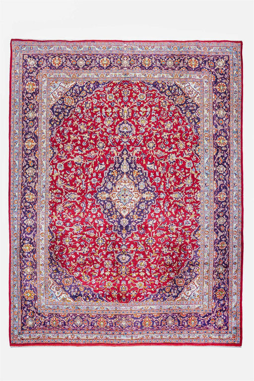 Traditional Vintage Handmade Rug 374X296 CM The Rugs Outlet 