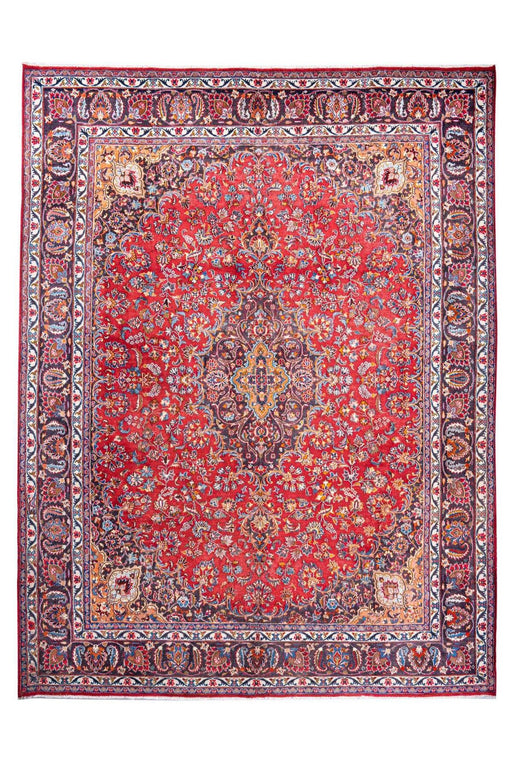 Traditional Vintage Handmade Rug 386X295 CM The Rugs Outlet 