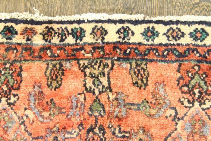 Traditional Vintage Handmade Rug 106x250cm The Rugs Outlet 