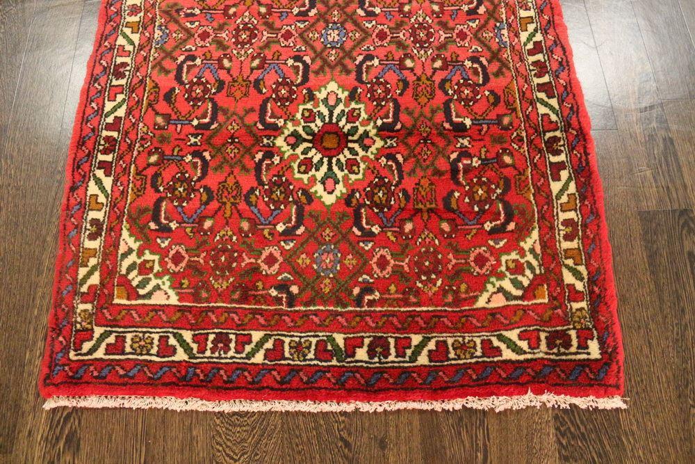 Traditional Vintage Handmade Rug 90x175cm The Rugs Outlet 