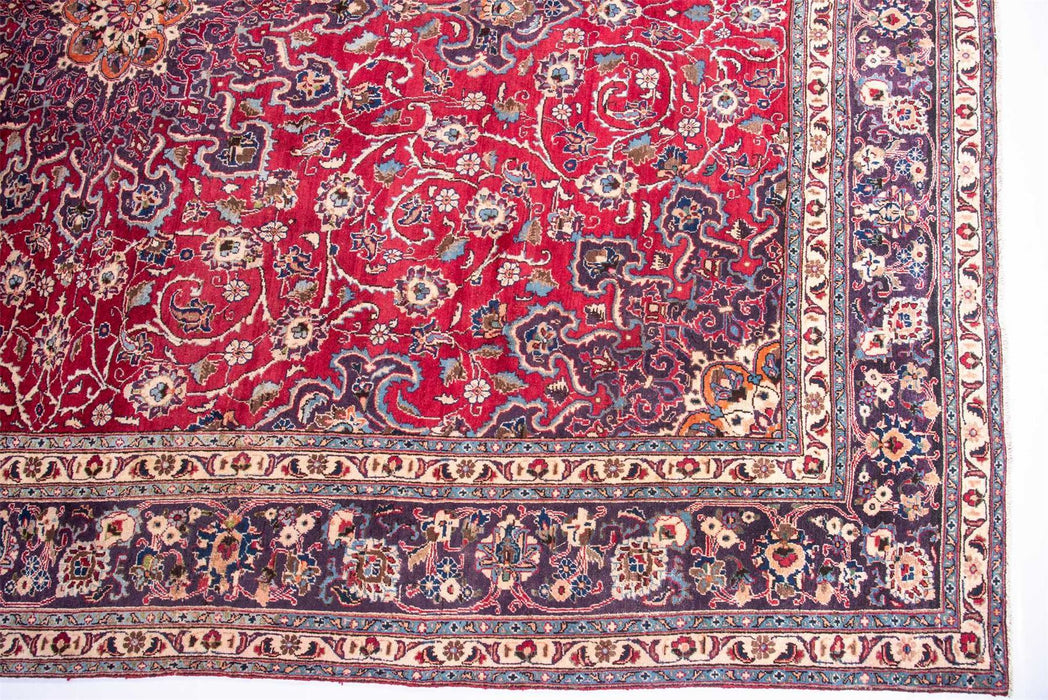 Traditional Vintage Handmade Rug 387X290 CM The Rugs Outlet 