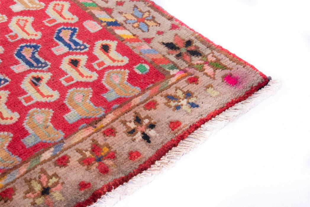 Traditional Antique Area Rugs Wool Floral Red Rectagular Handmade Oriental Rugs 174X120 CM 5.7X3.9 FT Medium The Rugs Outlet 