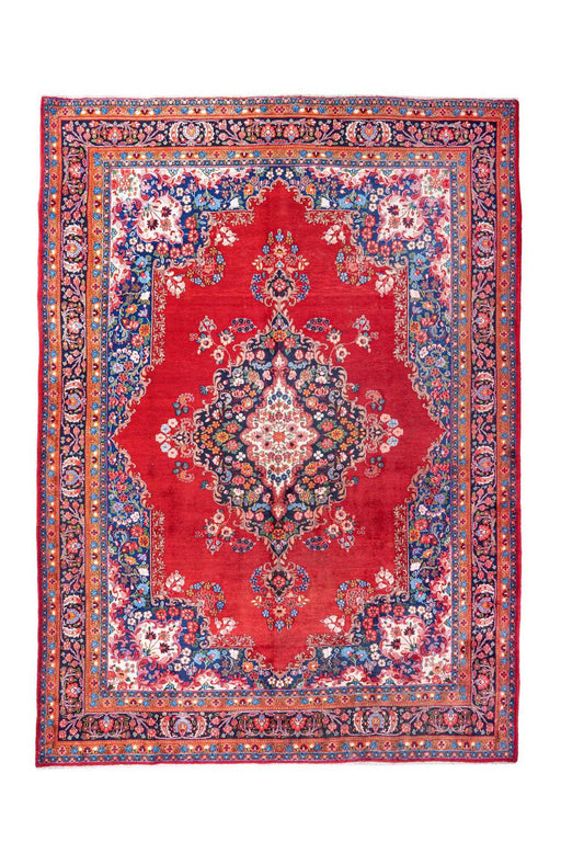 Traditional Vintage Handmade Rug 362X261 CM The Rugs Outlet 