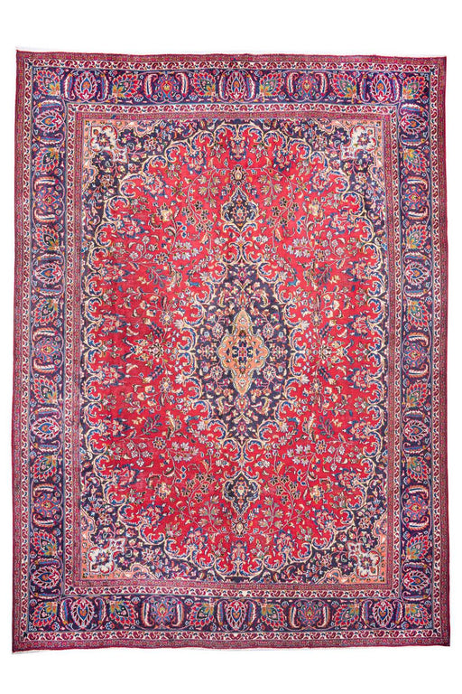 Traditional Vintage Handmade Rug 390X288 CM The Rugs Outlet 