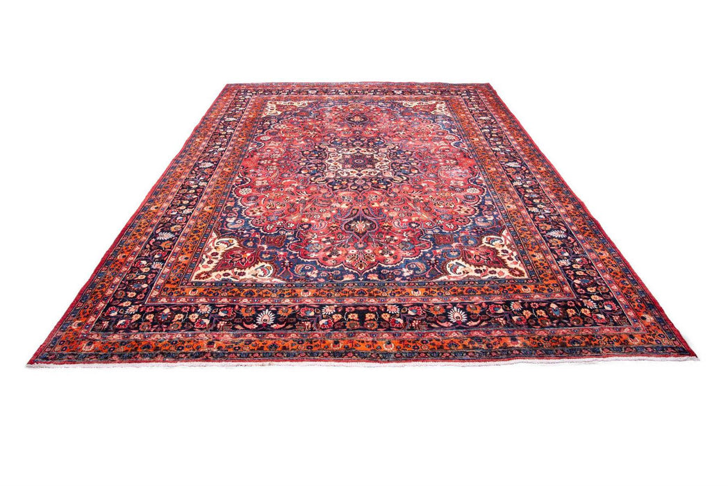 Traditional Vintage Handmade Rug 421X311 CM The Rugs Outlet 