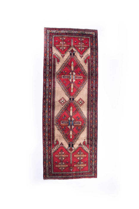 Traditional Vintage Handmade Rug 323X115 CM The Rugs Outlet 