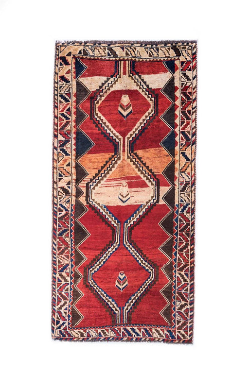 Traditional Vintage Handmade Rug 258X123 CM The Rugs Outlet 