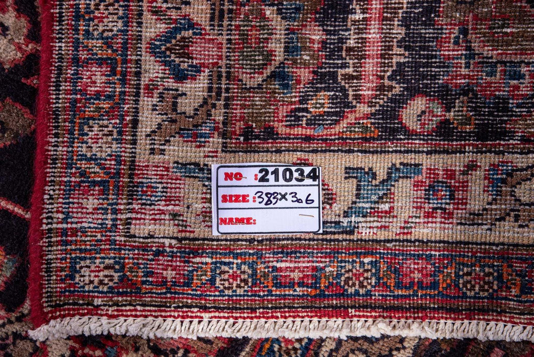 Traditional Vintage Handmade Rug 383X306 CM The Rugs Outlet 