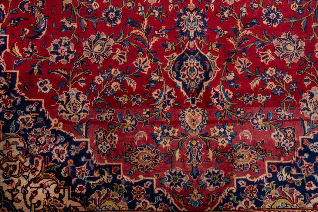 Traditional Vintage Handmade Rug 387X272 CM The Rugs Outlet 