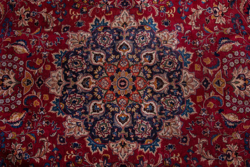 Traditional Vintage Handmade Rug 393X298 CM The Rugs Outlet 