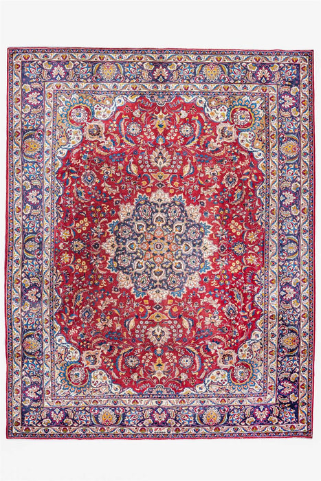 Traditional Vintage Handmade Rug 393X298 CM The Rugs Outlet 