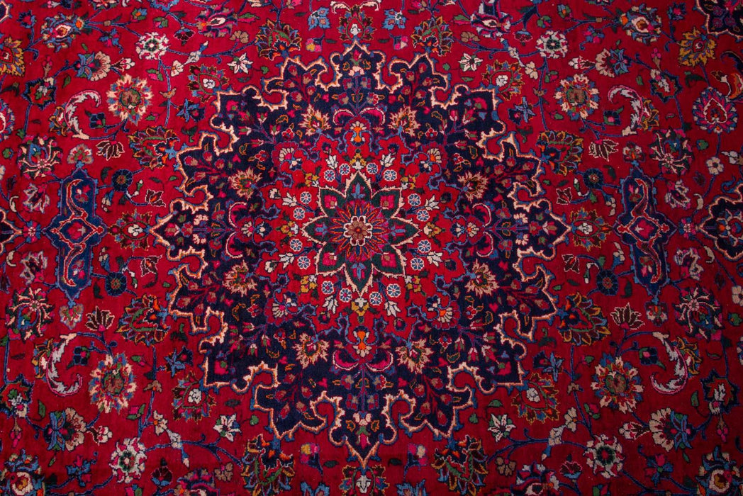 Traditional Vintage Handmade Rug 397X303 CM The Rugs Outlet 