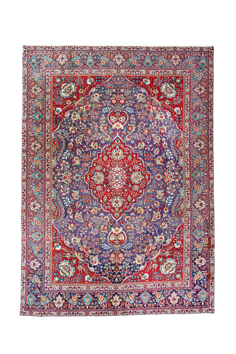 Traditional Vintage Handmade Rug 340X247 CM The Rugs Outlet 