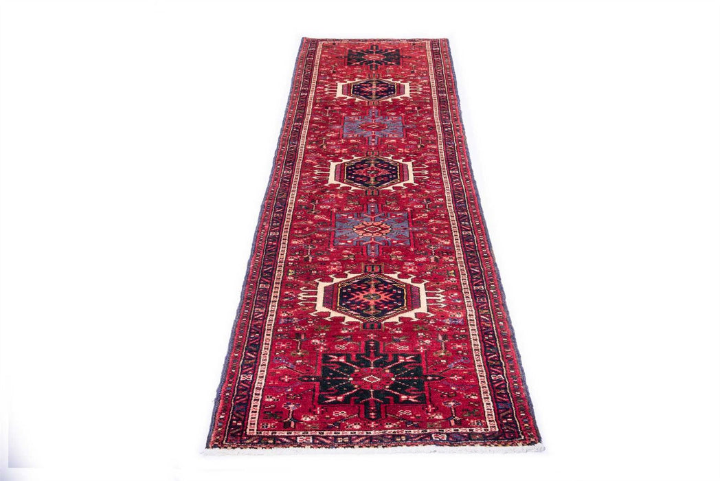 Traditional Vintage Handmade Rug 288X70 CM The Rugs Outlet 