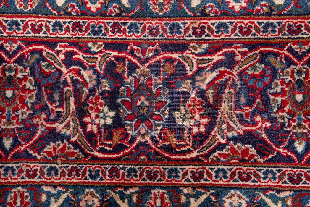 Traditional Vintage Handmade Rug 382X293 CM The Rugs Outlet 