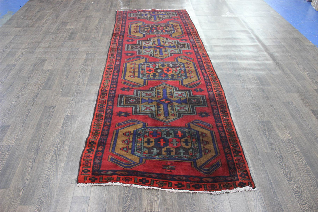 Traditional Vintage Handmade Rug 100x296cm The Rugs Outlet 