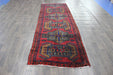 Traditional Vintage Handmade Rug 100x296cm The Rugs Outlet 