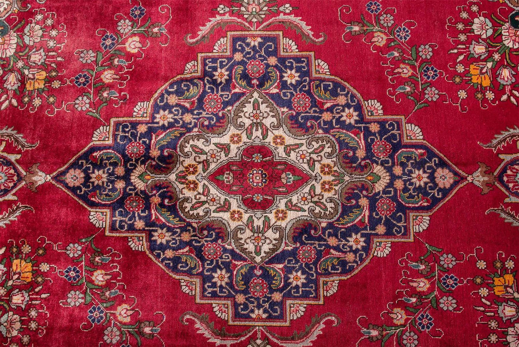 Traditional Vintage Handmade Rug 380X275 CM The Rugs Outlet 