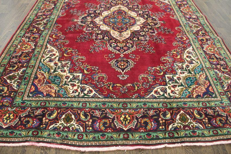 Traditional Vintage Handmade Rug 248x333cm The Rugs Outlet 