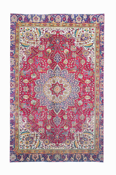 Traditional Vintage Handmade Rug 286X181 CM 9.4X5.9 FT The Rugs Outlet 