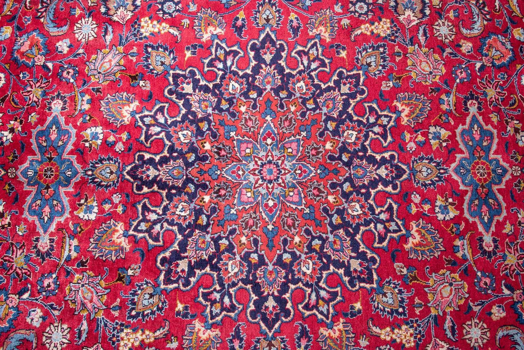 Traditional Vintage Handmade Rug 384X290 CM The Rugs Outlet 