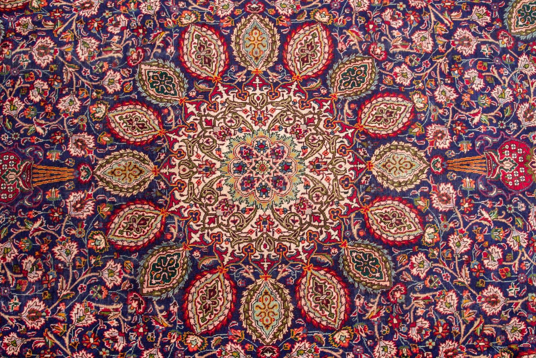 Traditional Vintage Handmade Rug 398X292 CM The Rugs Outlet 