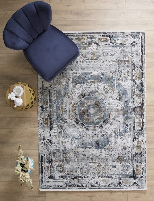 Kalipso Traditional Design Rug (V1) - Grey