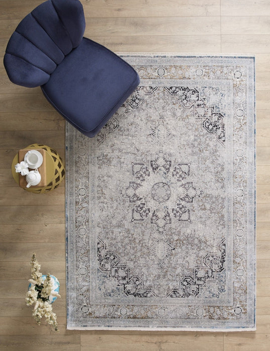 Kalipso Traditional Design Rug (V2) - Grey