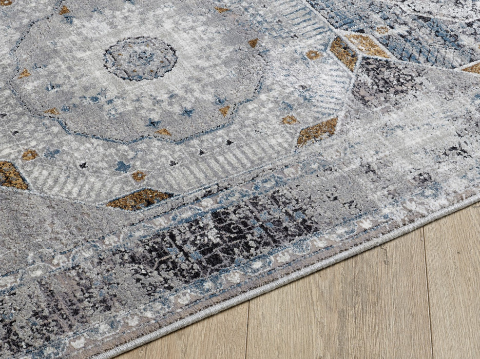 Kalipso Traditional Design Rug (V3) - Grey