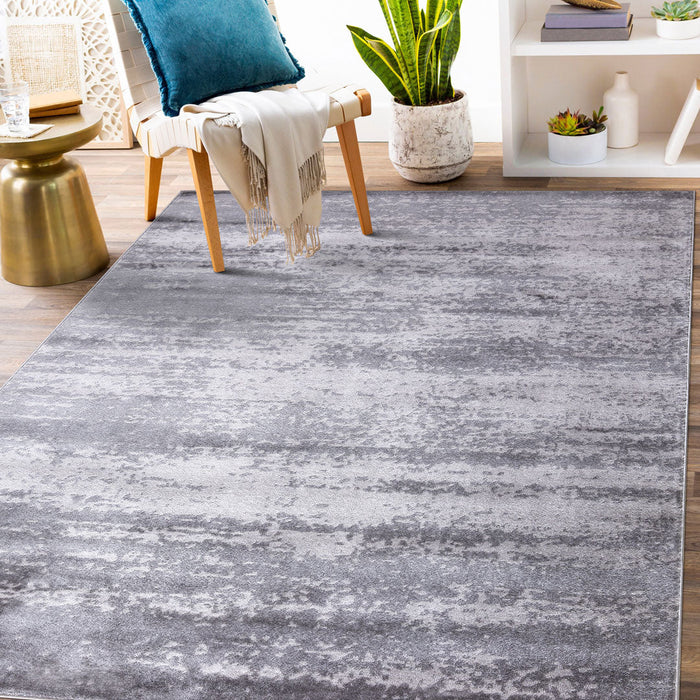 Palma Abstract Modern Rug - Grey