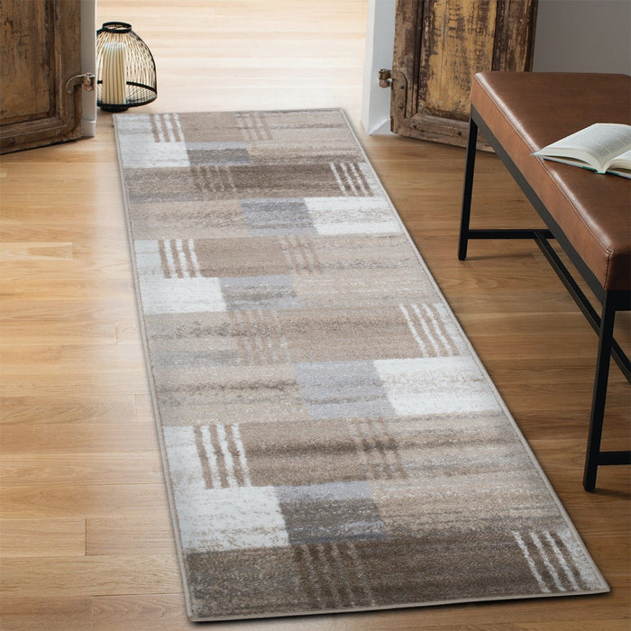 Paris Check Rug Beige - Beige